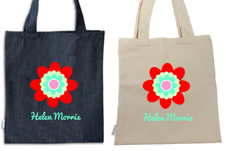 Tote Flower IRON